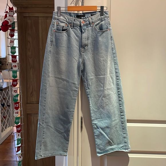 Modern American Anthropologie savannah high waist wide leg 27 - Picture 4 of 13